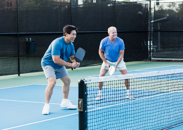 pickleball players