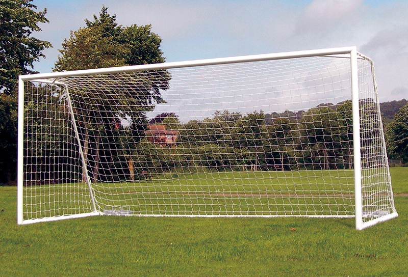 80mm Aluminium Freestanding Fixed Goals 16' x 7'