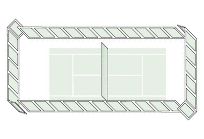 Edwards Full Tennis Court Surround System