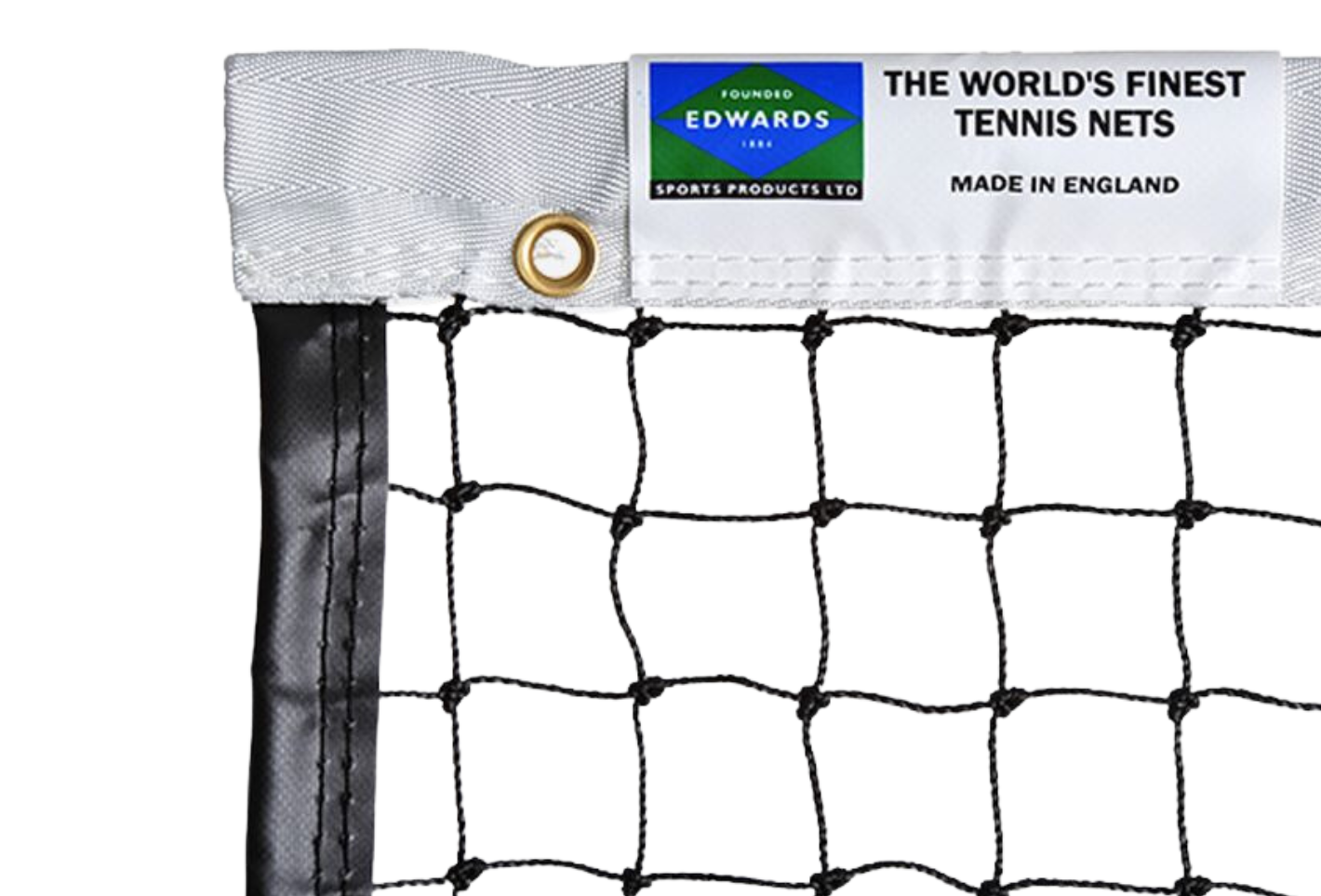 Edwards Matchplay Tennis Net - 2.5mm Netting Double Stitched