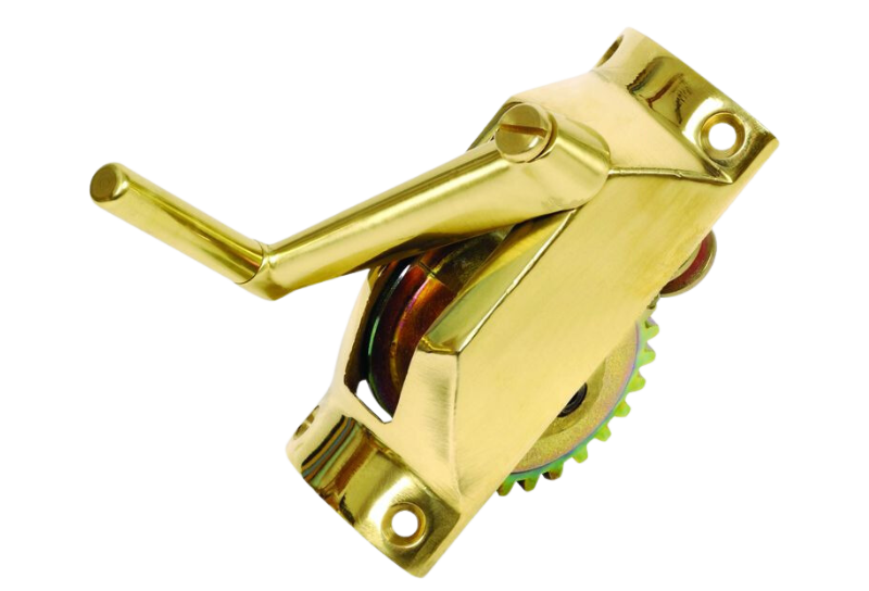 Edwards Round Brass Replacement Tennis Post Winder Mechanism