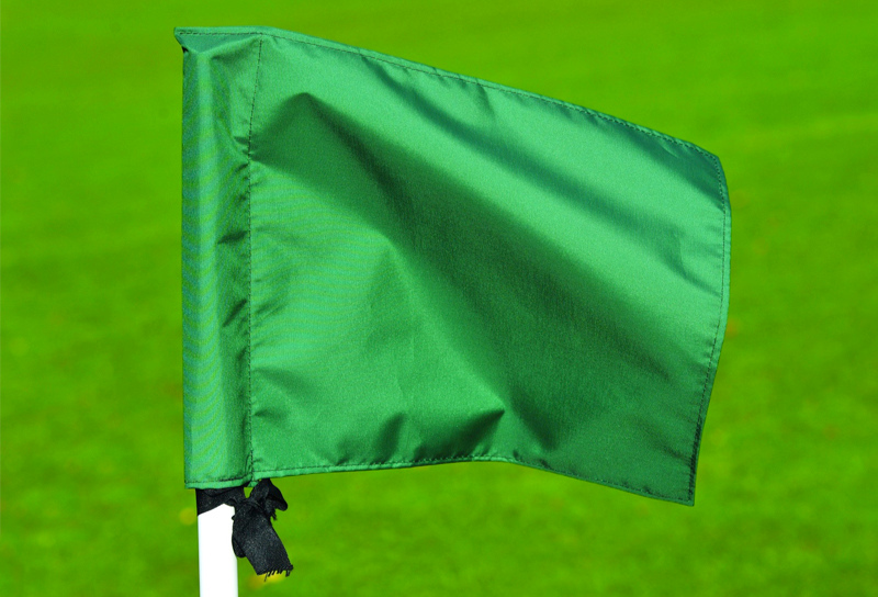 Single Colour Corner Flags (each)
