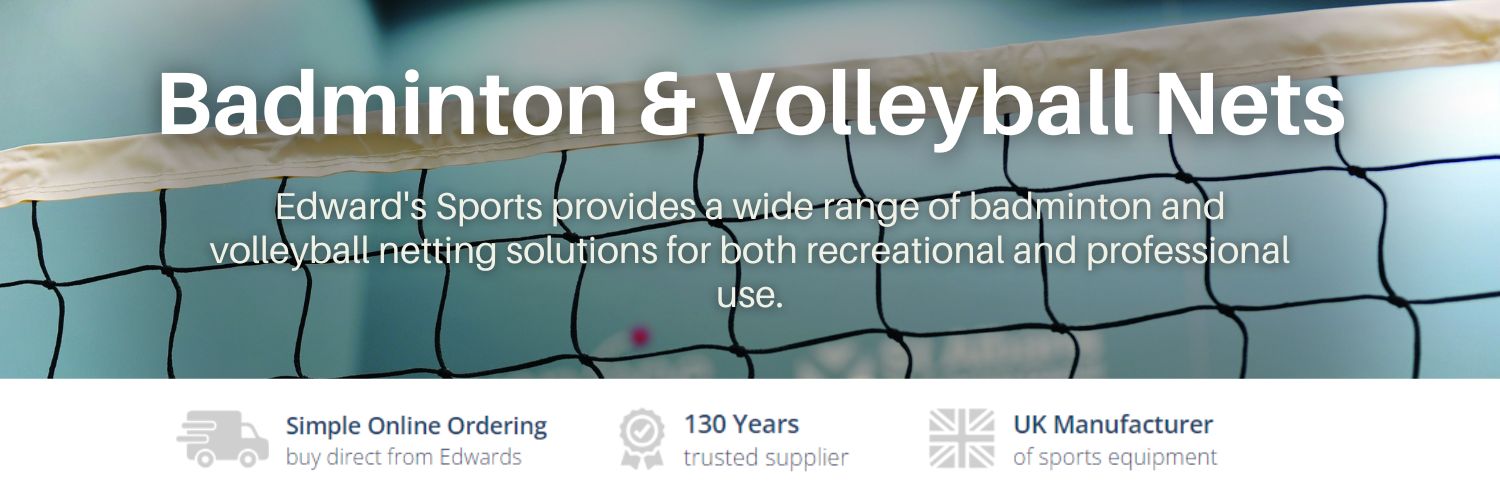 Badminton & Volleyball Nets & Posts Edwards Sports