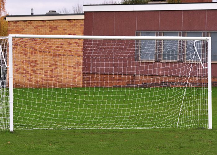 Steel football posts