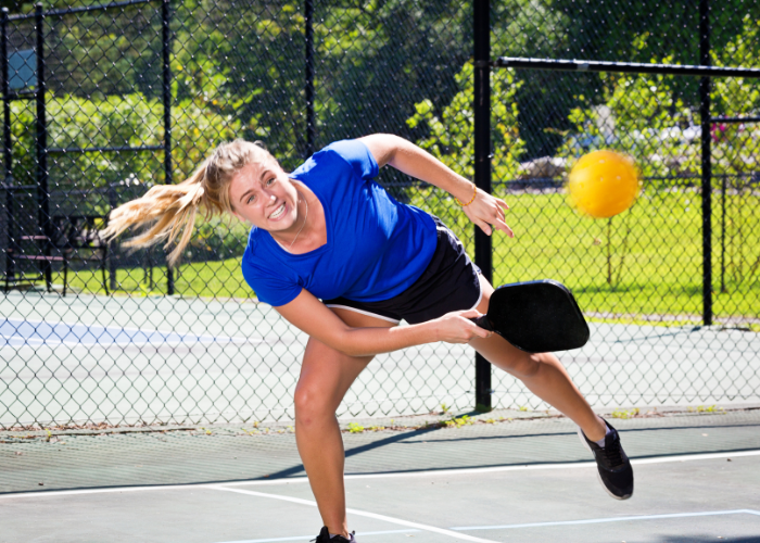 pickleball player woman