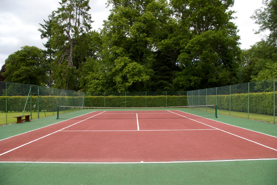 tennis court fencing