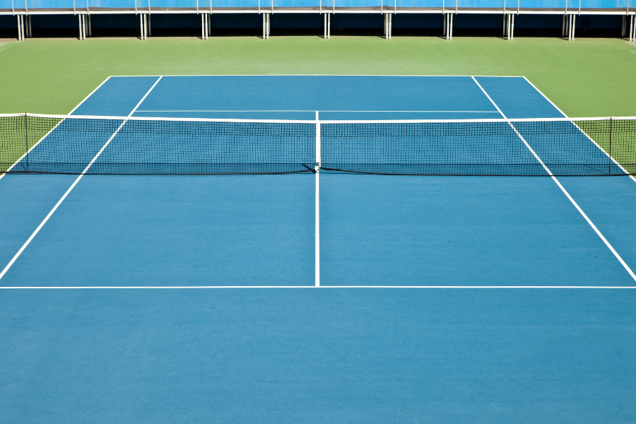 tennis court hard